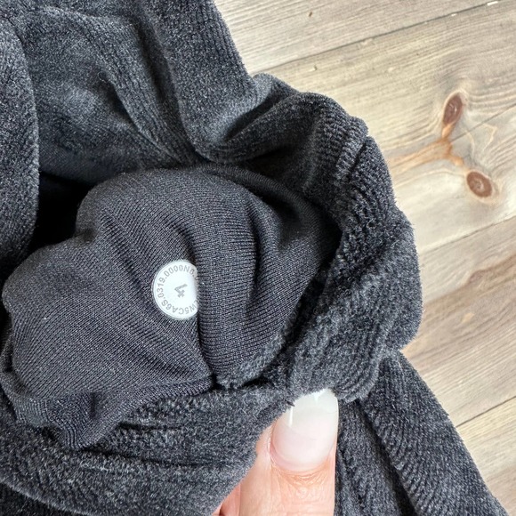 Lululemon Warm Down Jogger Velour Heathered Black - Picture 7 of 7